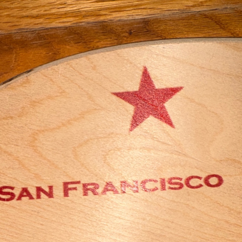 California Republic surfboard shape Sign 20 by 9 hanging decor/ wall prop - Picture 4 of 8